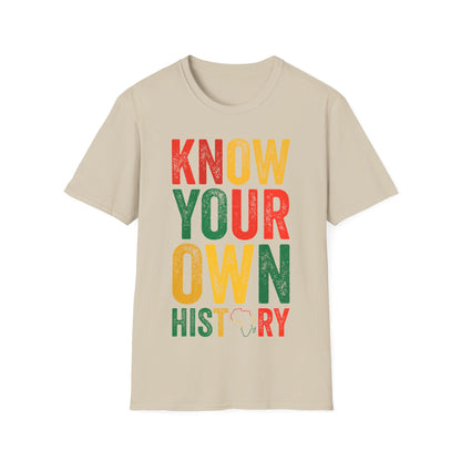 Know your own history Unisex Softstyle T-Shirt