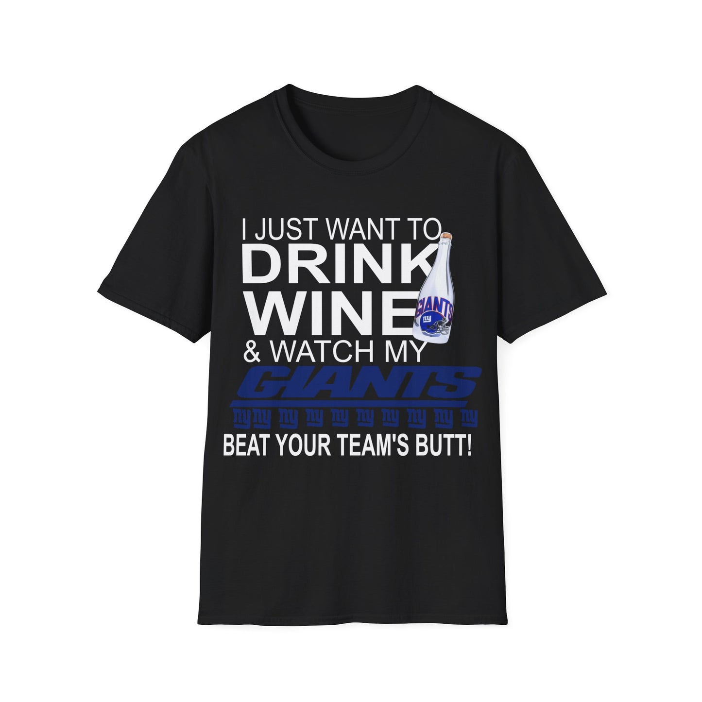 Drink wine ny Unisex Softstyle T-Shirt