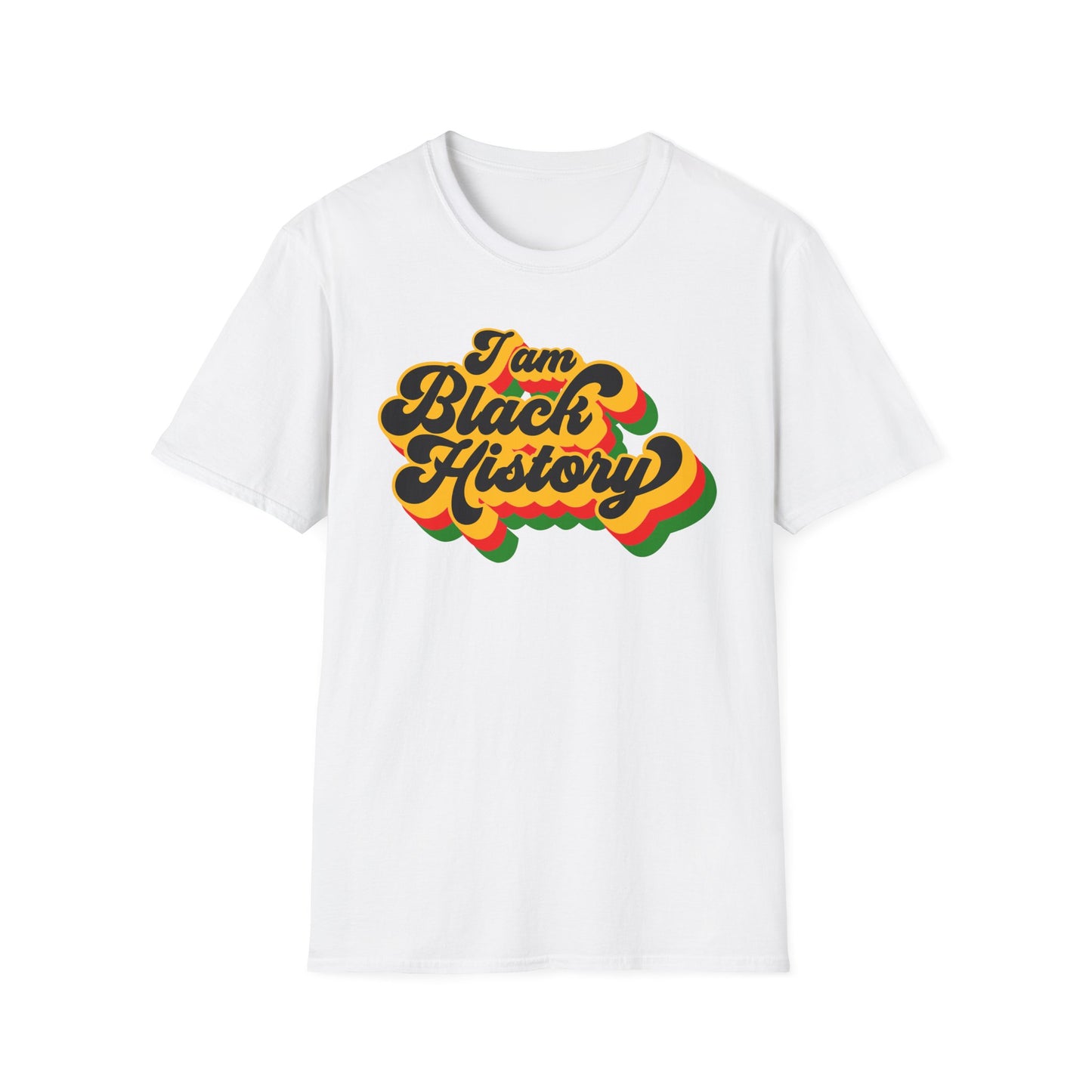 I am black history Unisex Softstyle T-Shirt