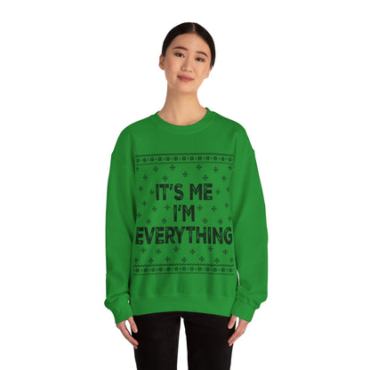 It's me I'm everything black Unisex Heavy Blend™ Crewneck Sweatshirt