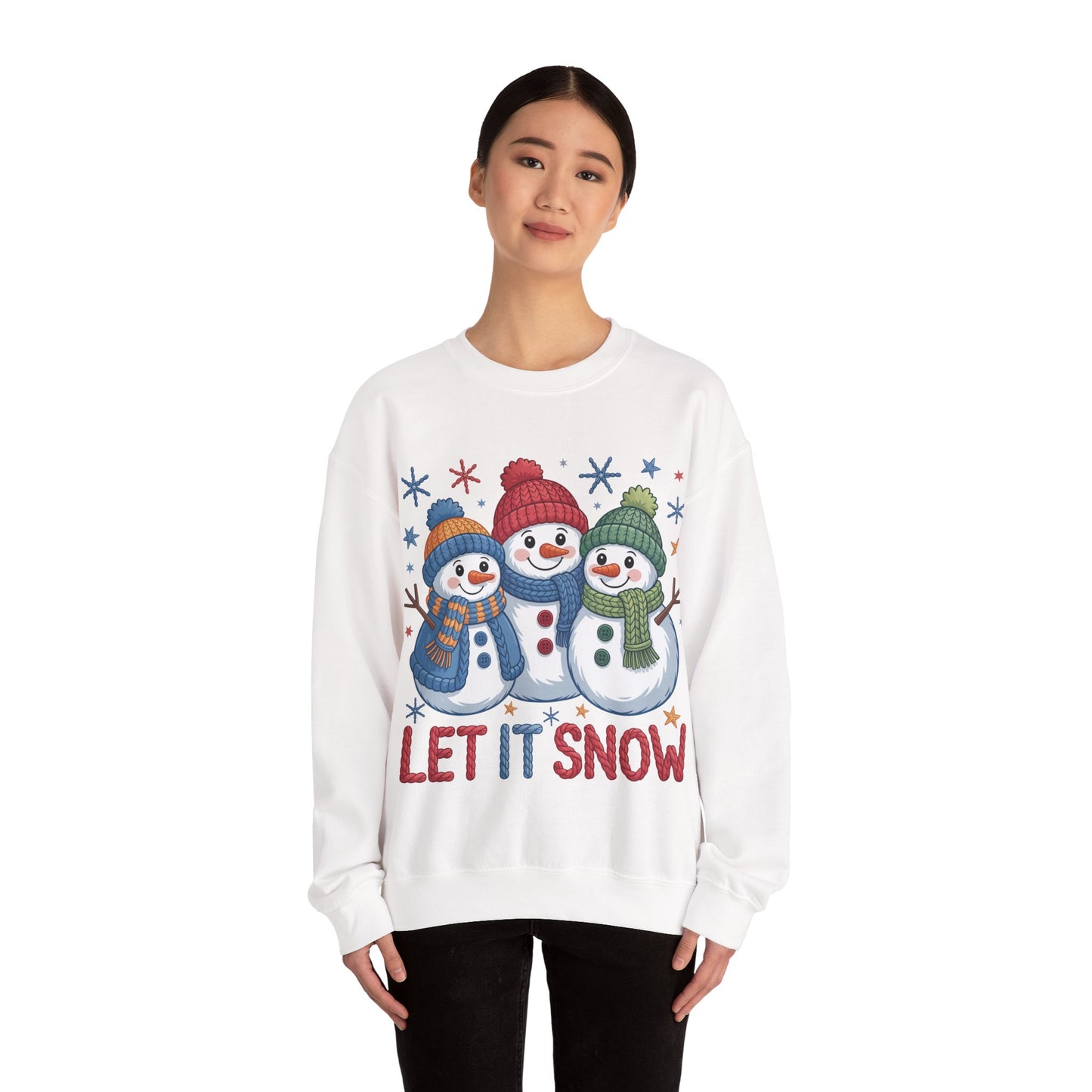 Let it Snow Unisex Heavy Blend™ Crewneck Sweatshirt