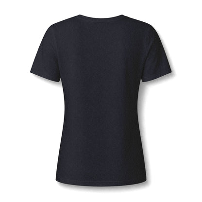 Lisa Women's Relaxed Heather CVC V-Neck Tee