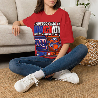 Everybody has an addiction, nyg, nyk Unisex Softstyle T-Shirt