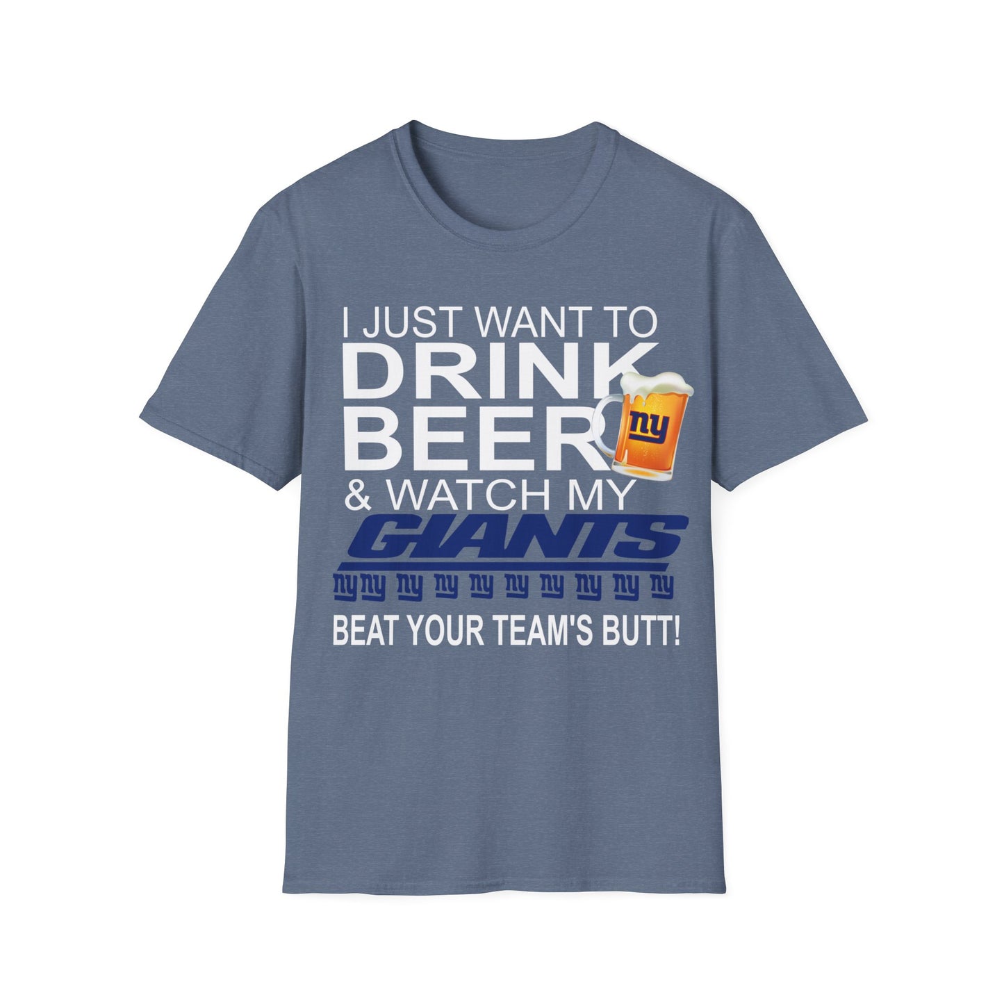 Drink beer ny Unisex Softstyle T-Shirt