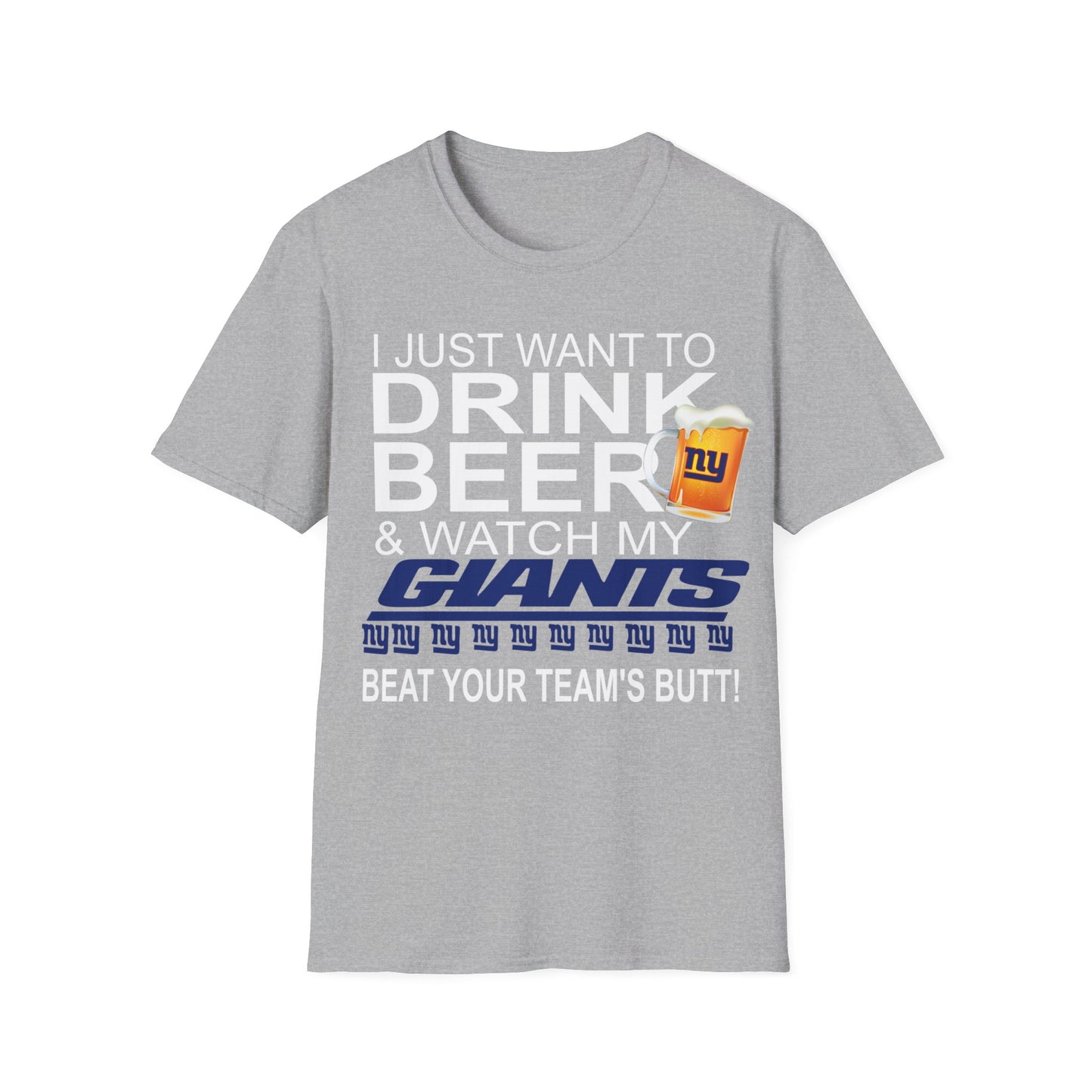 Drink beer ny Unisex Softstyle T-Shirt