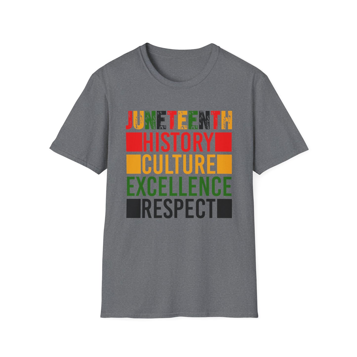 Juneteenth Unisex Softstyle T-Shirt | Empowering History & Culture Tee, Black History Month Apparel, Gift for Activists, Commemorative Shirt
