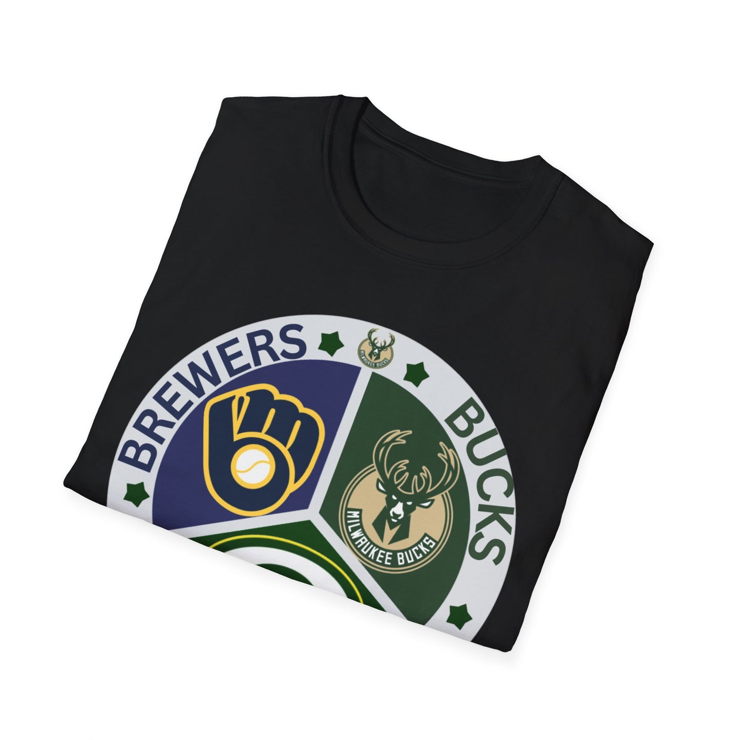 Wisconsin sports teams Unisex Softstyle T-Shirt