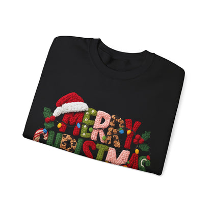 Merry Christmas, yarn Unisex Heavy Blend™ Crewneck Sweatshirt