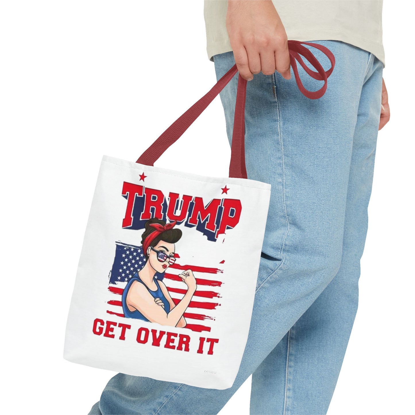 Trump get over it Tote Bag (AOP)