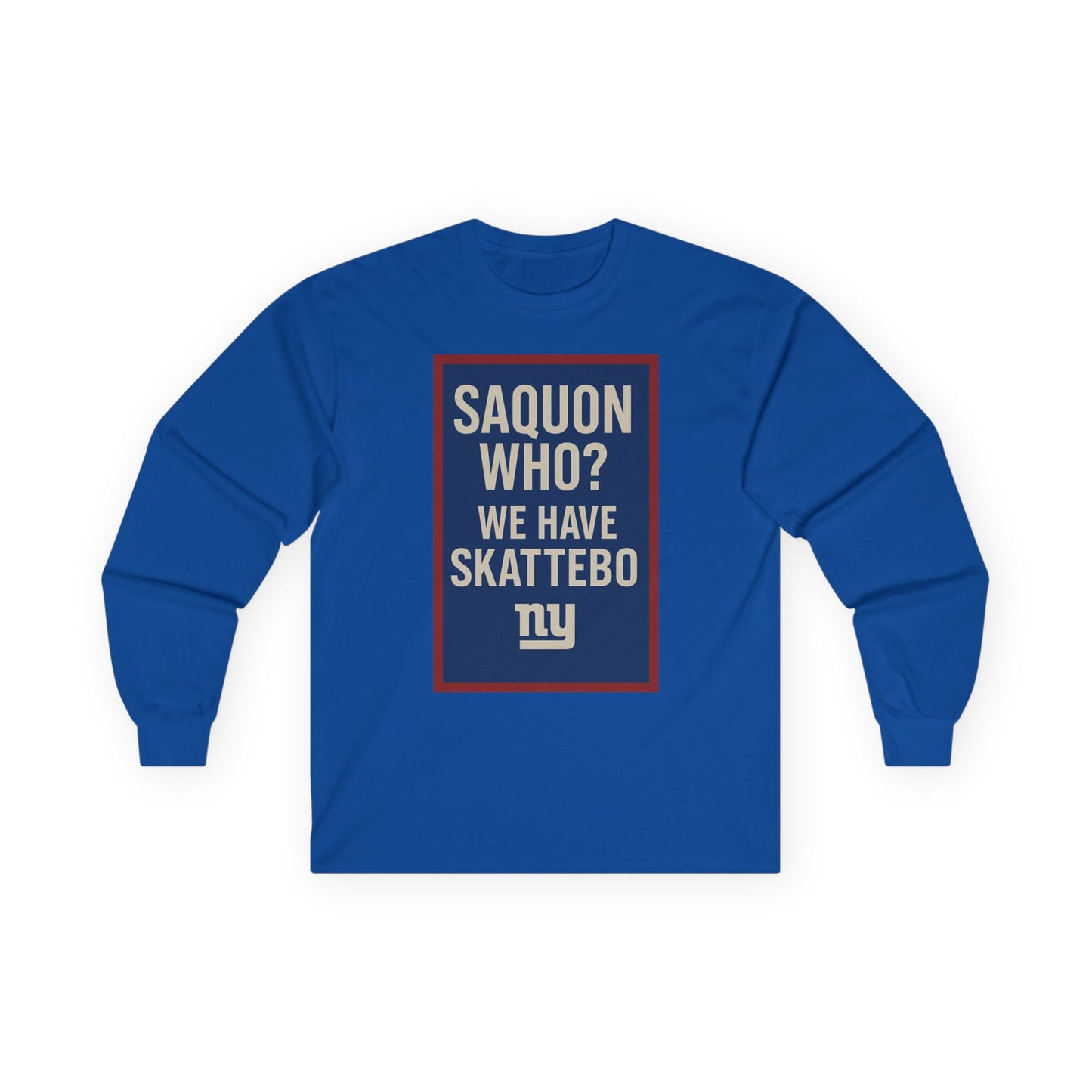 Saquon who LS Unisex Ultra Cotton Long Sleeve Tee