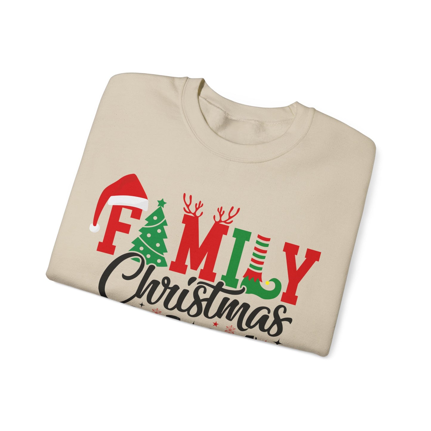 Family Christmas 2024 Unisex Heavy Blend™ Crewneck Sweatshirt