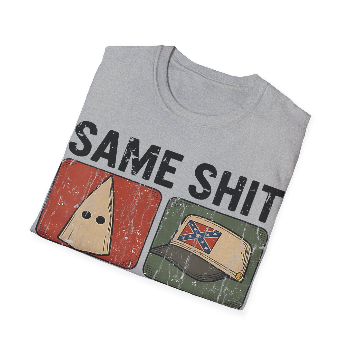 Same shit different hat Unisex Softstyle T-Shirt