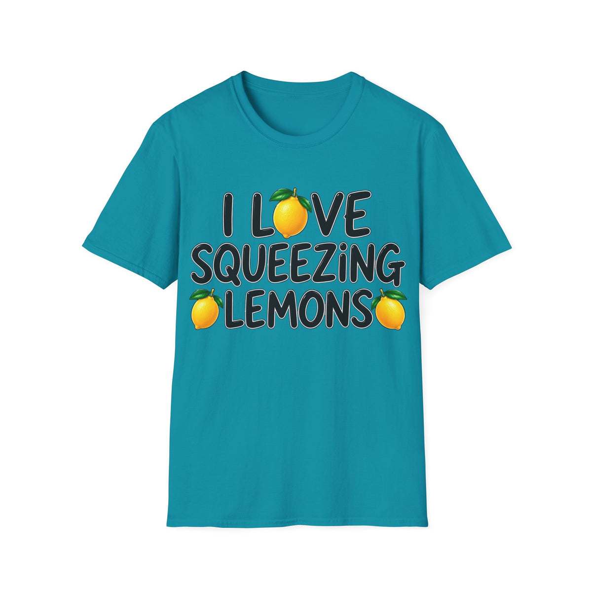 I love squeezing lemons Unisex Softstyle T-Shirt