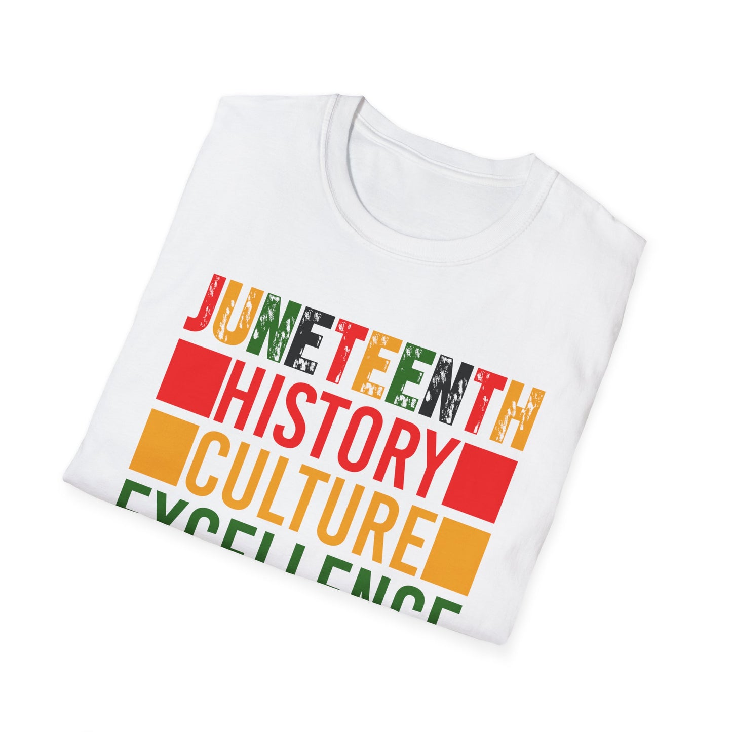 Juneteenth Unisex Softstyle T-Shirt | Empowering History & Culture Tee, Black History Month Apparel, Gift for Activists, Commemorative Shirt