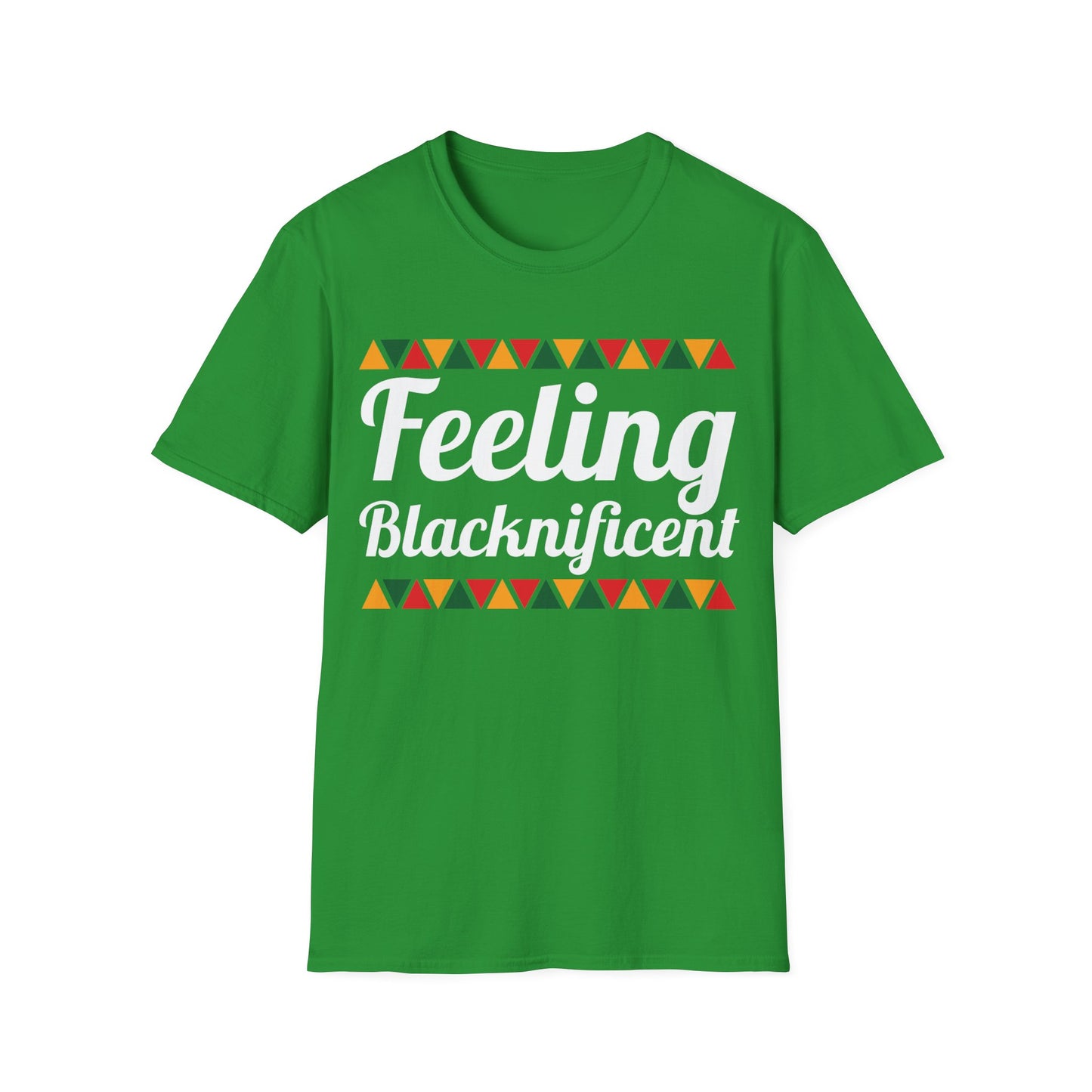Feeling Blacknificent white Unisex Softstyle T-Shirt