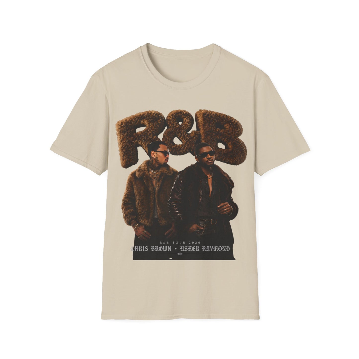 Chris & Usher furry Unisex Softstyle T-Shirt