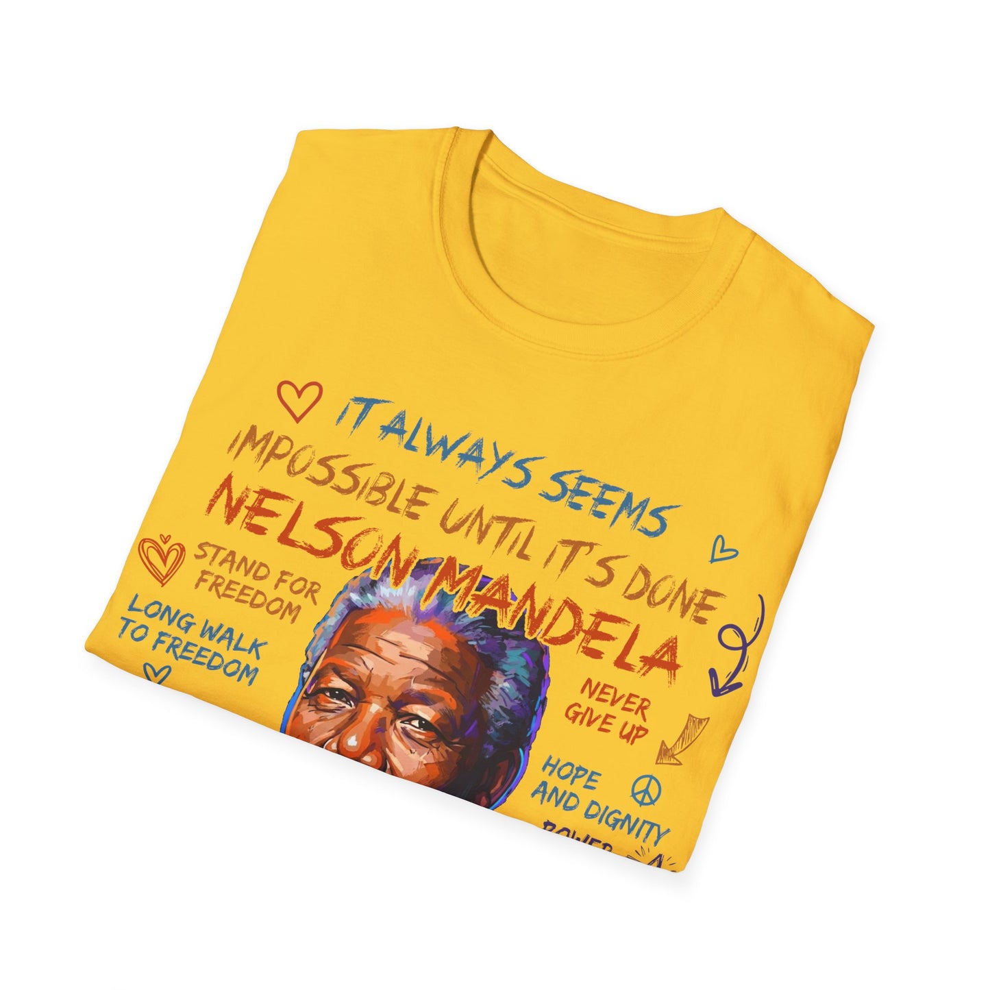 Nelson Mandela Unisex Softstyle T-Shirt