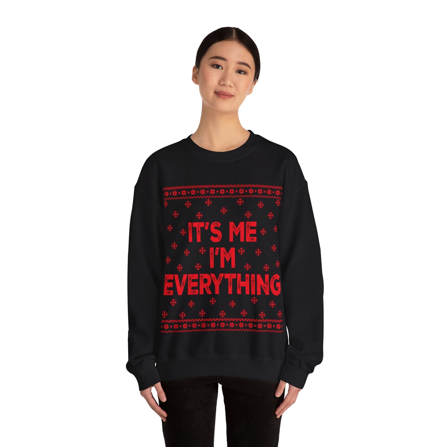 It's me, I'm everything red Unisex Heavy Blend™ Crewneck Sweatshirt