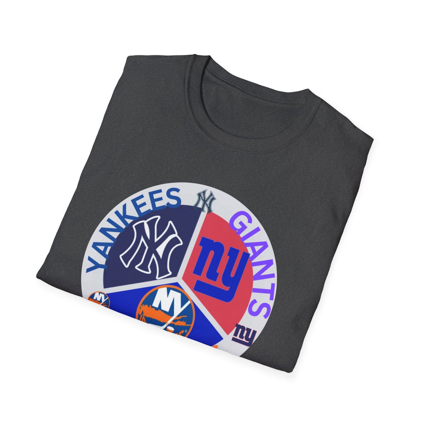 NY sports teams nyy nyi nyg Unisex Softstyle T-Shirt