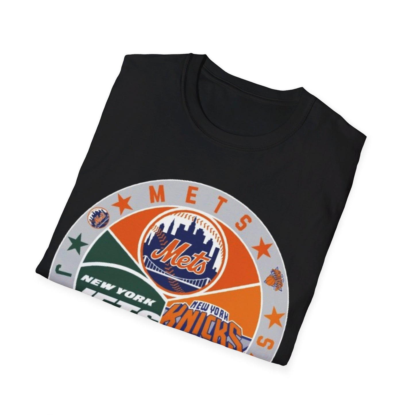 NY sports teams nym nyk nyj Unisex Softstyle T-Shirt