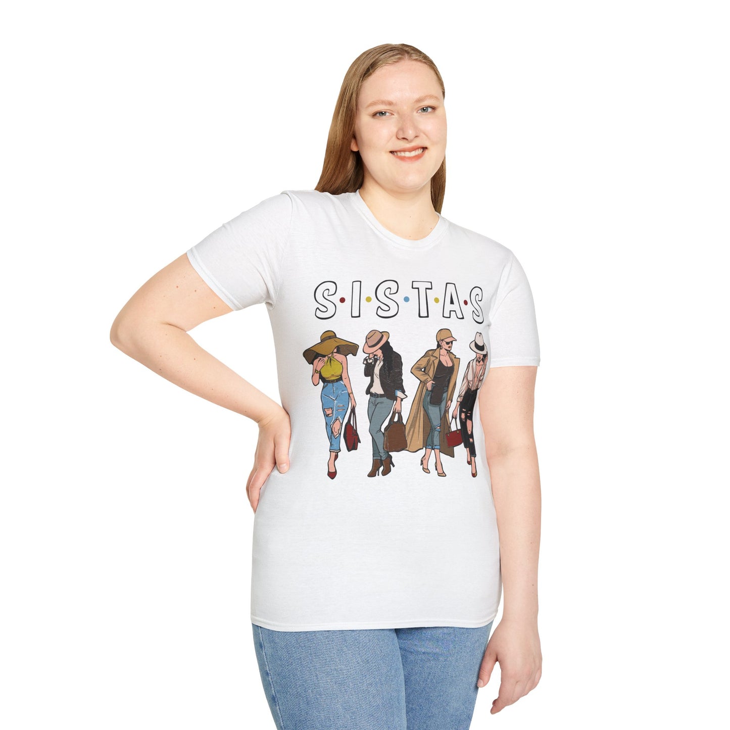 Caucasian sistas Unisex Softstyle T-Shirt