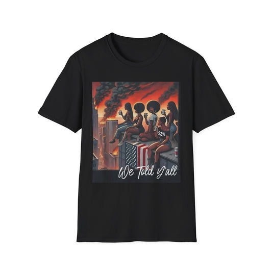 92% World on Fire T-Shirt with Bold Statement, Graphic Tee, Comfy Casual Wear, Streetwear Fashion, Perfect for Gatherings, Statement Shirt