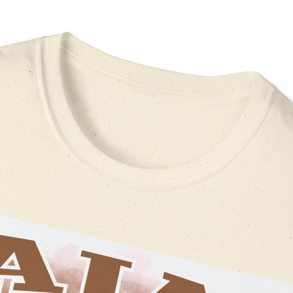 A Wilson basketball collage, white Unisex Softstyle T-Shirt