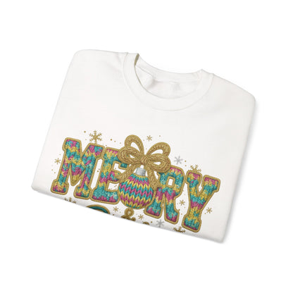 Yarn Merry Christmas Unisex Heavy Blend™ Crewneck Sweatshirt