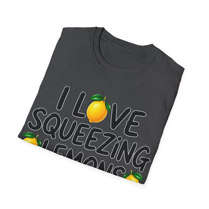 I love squeezing lemons Unisex Softstyle T-Shirt