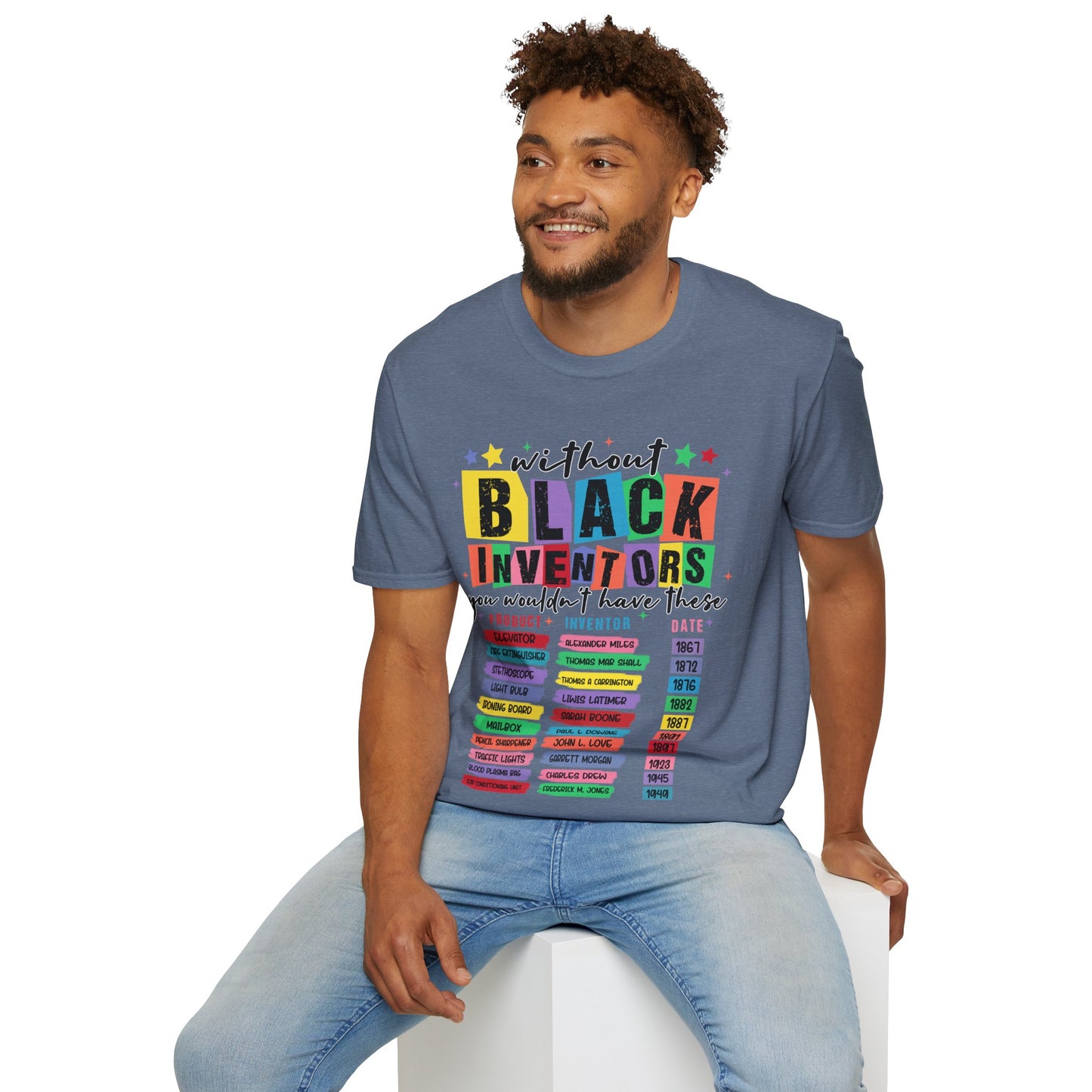 Black Inventors Unisex Softstyle T-Shirt