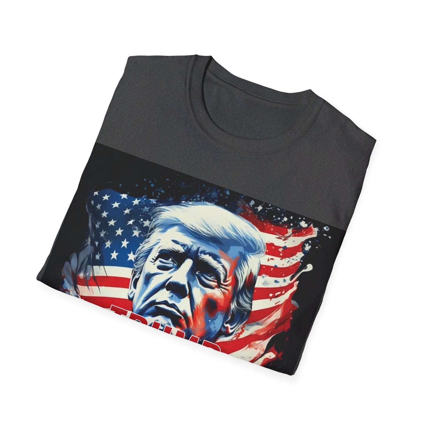 Trump 2024 no more BS Unisex Softstyle T-Shirt