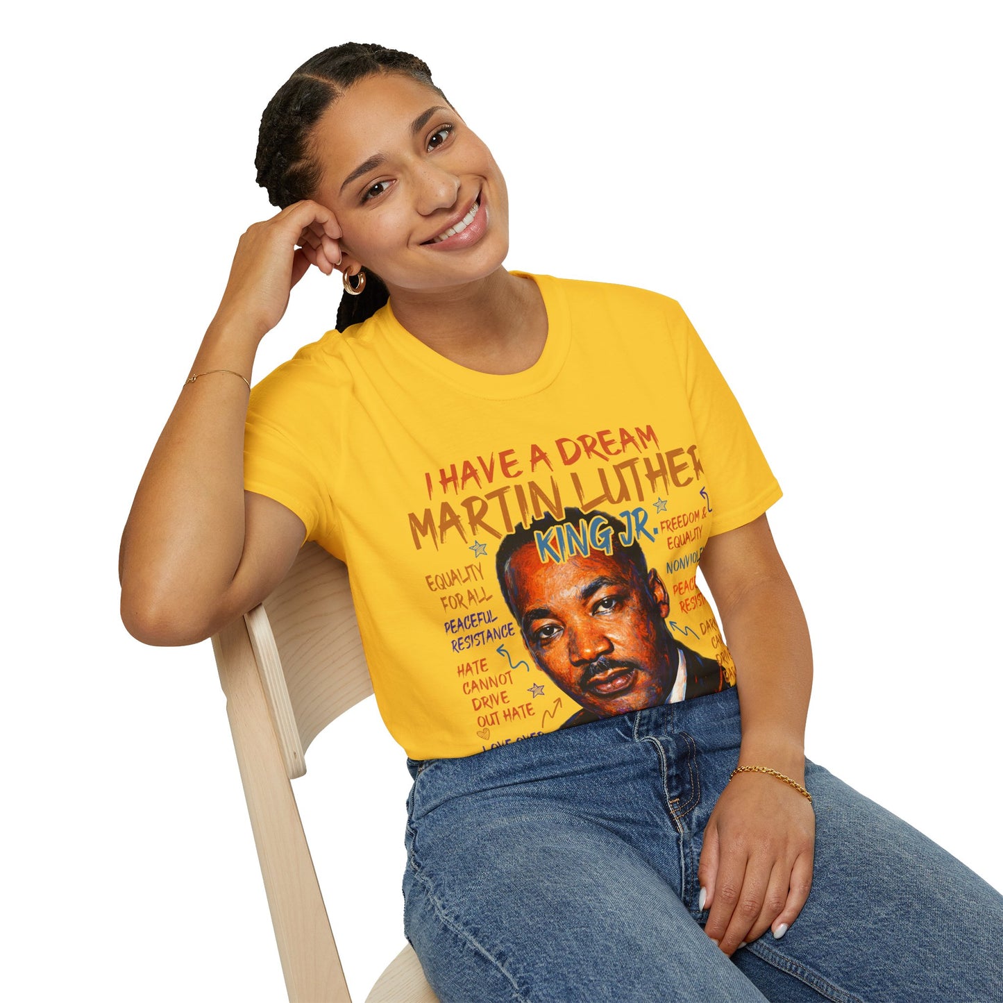 Martin L. King, Jr Unisex Softstyle T-Shirt