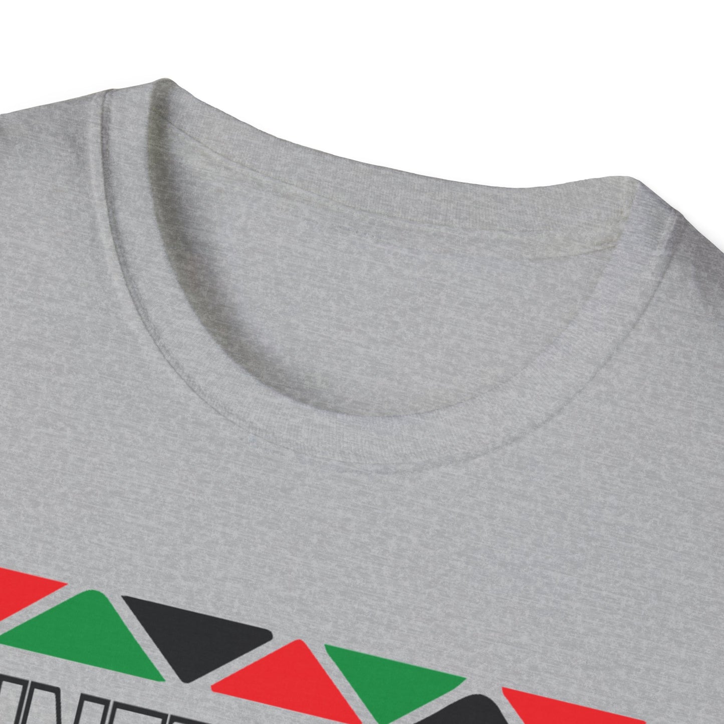 Juneteenth with fist Unisex Softstyle T-Shirt