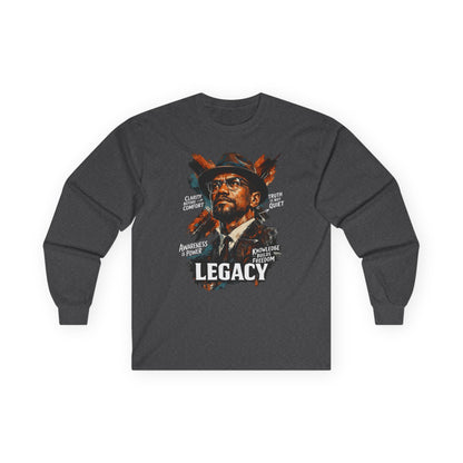 Legacy, Malcolm X Unisex Ultra Cotton Long Sleeve Tee