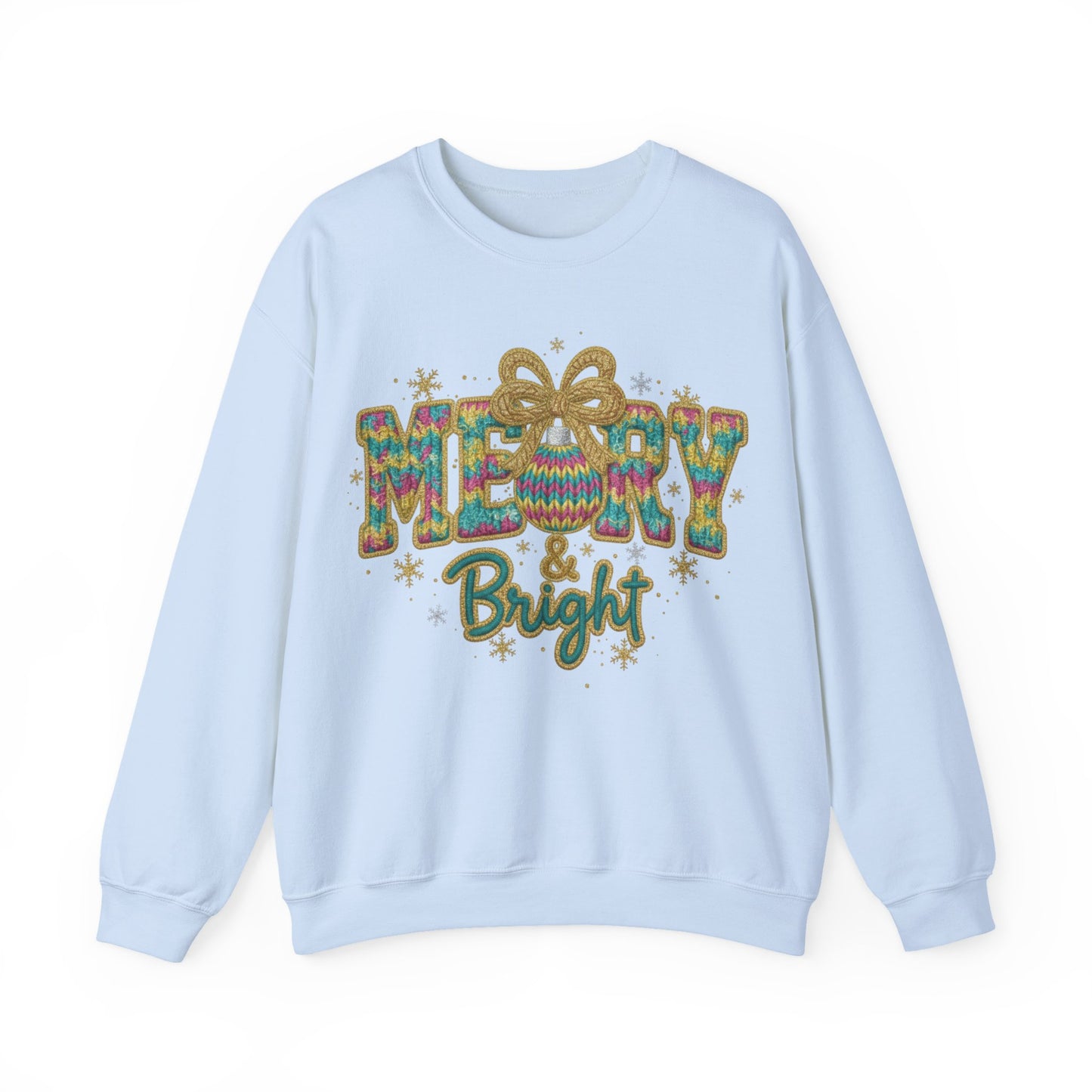 Yarn Merry Christmas Unisex Heavy Blend™ Crewneck Sweatshirt