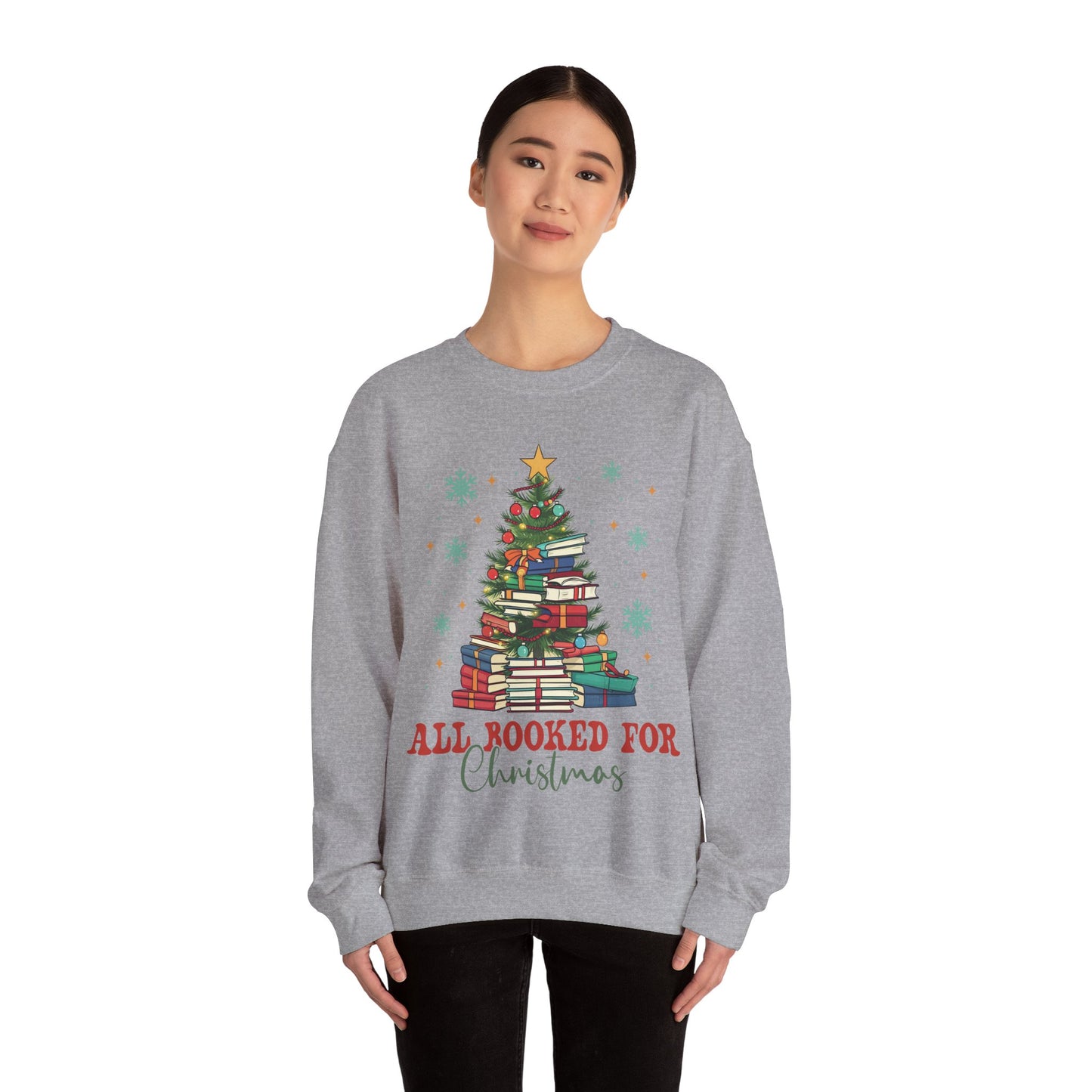 All booked for Christmas Unisex Heavy Blend™ Crewneck Sweatshirt