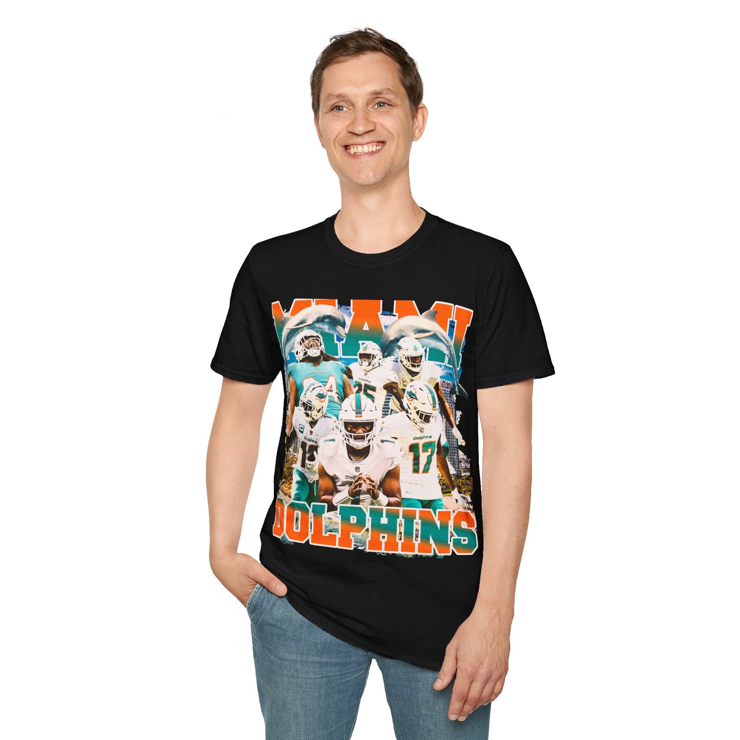 Miami collage Unisex Softstyle T-Shirt