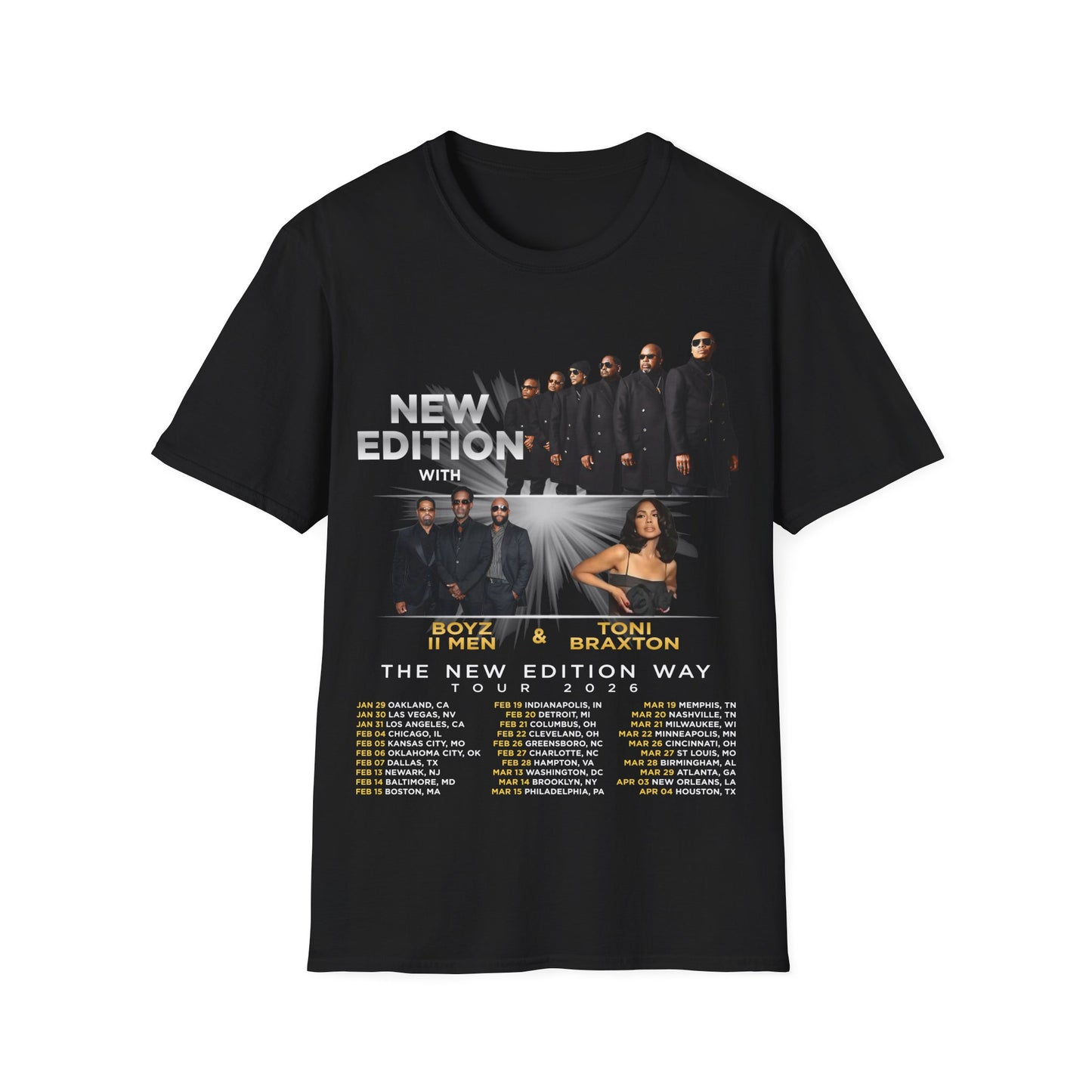 NE Tour 2026 Unisex Softstyle T-Shirt