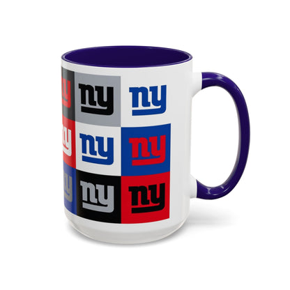 ny repeat Colorful Mugs (11oz, 15oz)