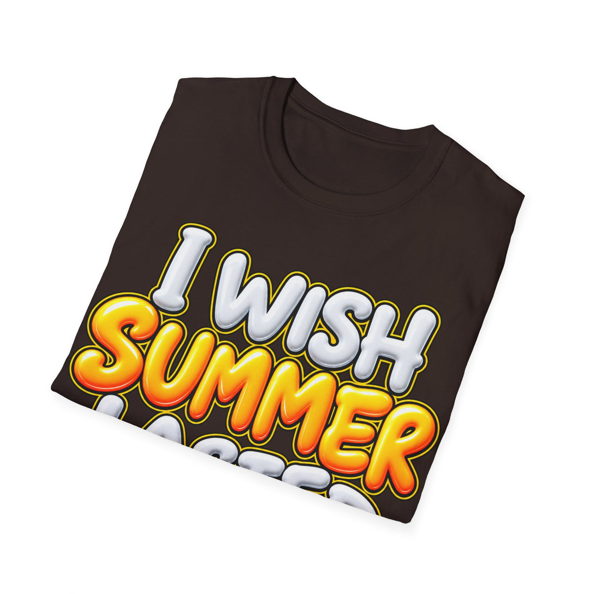 I wish Summer lasted longer Unisex Softstyle T-Shirt