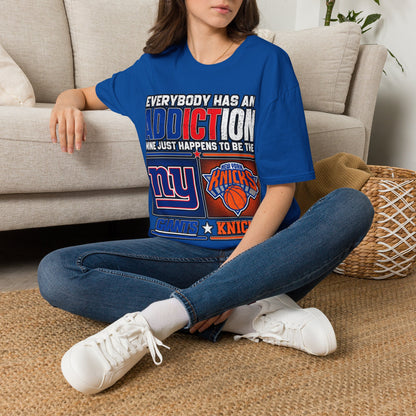 Everybody has an addiction, nyg, nyk Unisex Softstyle T-Shirt