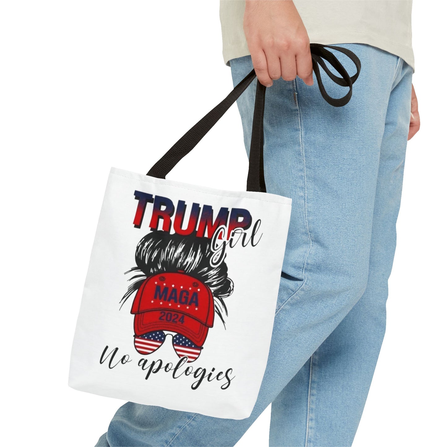 Trump Girl Tote Bag (AOP)