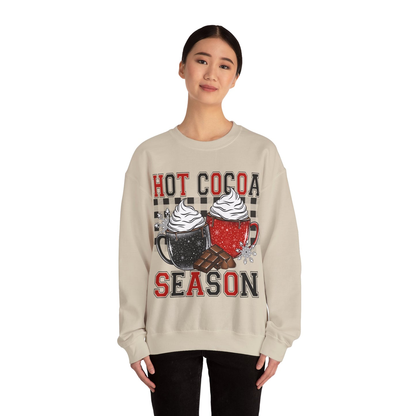 Hot Cocoa Season Unisex Heavy Blend™ Crewneck Sweatshirt