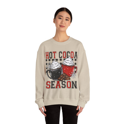 Hot Cocoa Season Unisex Heavy Blend™ Crewneck Sweatshirt