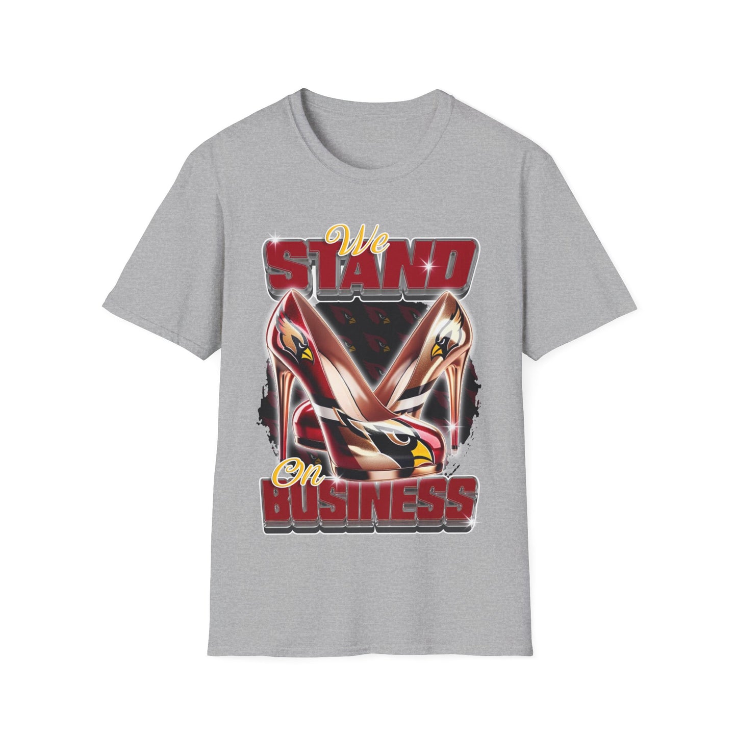 Stand on Business card Unisex Softstyle T-Shirt