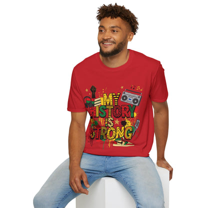 My history is strong Unisex Softstyle T-Shirt