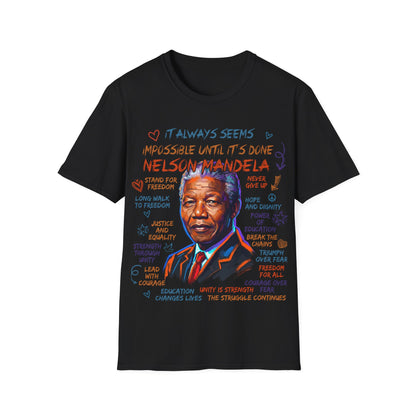 Nelson Mandela Unisex Softstyle T-Shirt