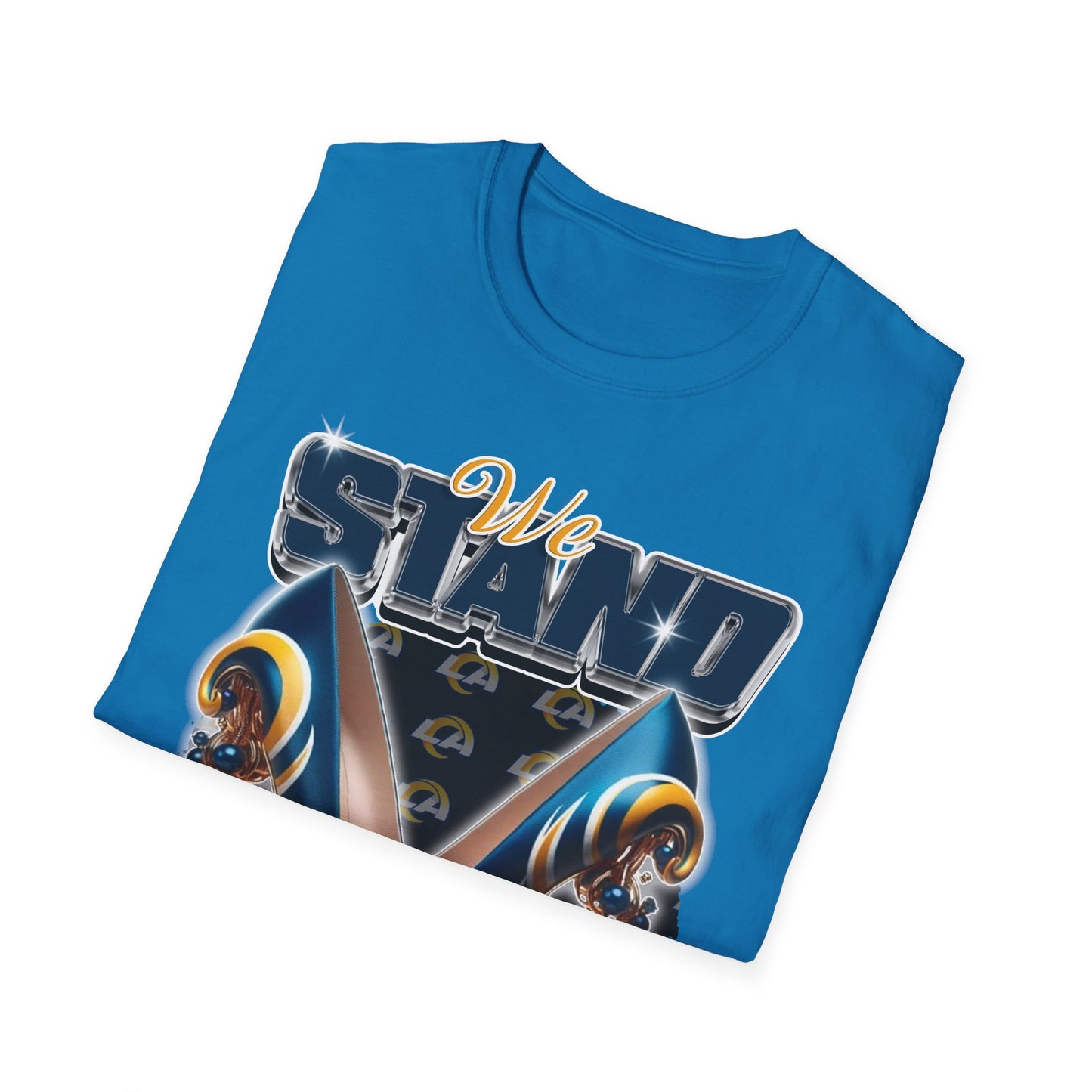 LA we stand on business Unisex Softstyle T-Shirt