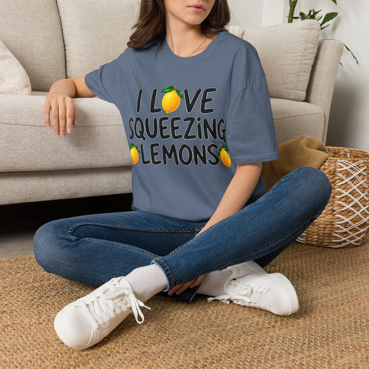 I love squeezing lemons Unisex Softstyle T-Shirt
