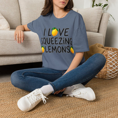 I love squeezing lemons Unisex Softstyle T-Shirt